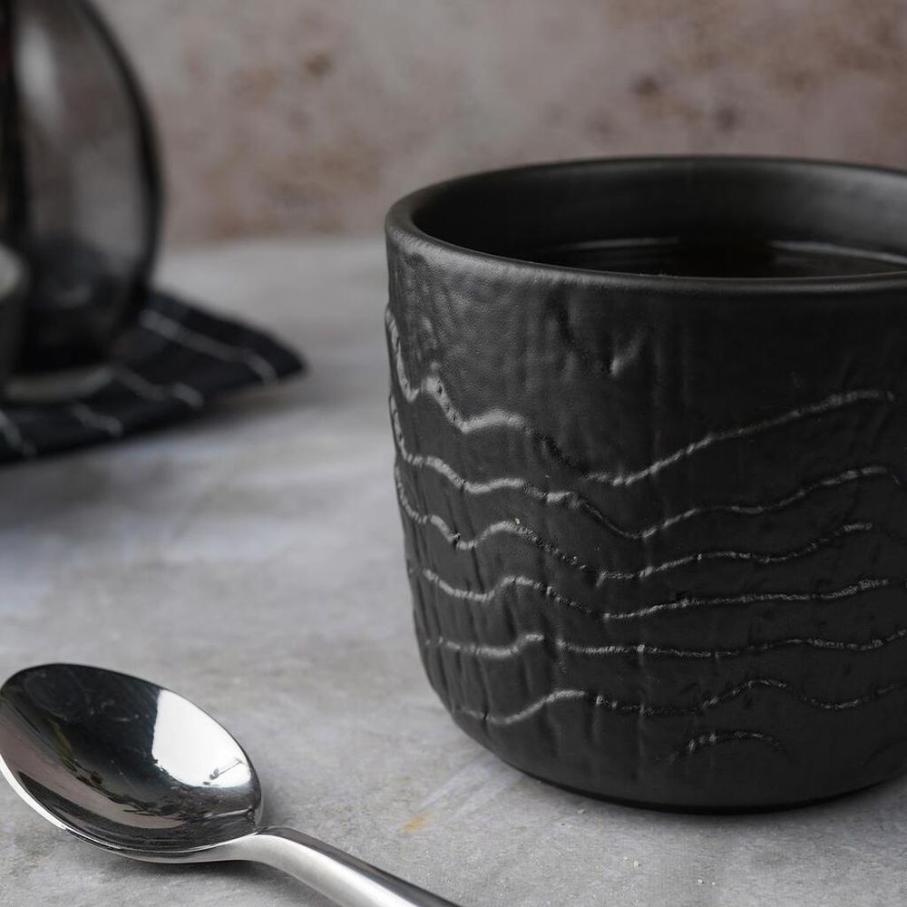 Кружка 370 мл d 9,7 см h8 см Black Raw Wood P.L. Proff Cuisine [6]