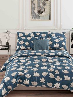 Постельное белье бязь Сказка "Лотос" 1,5-сп Наволочка 50х70 см 1 шт Простынь на резинке 90x200 см Пододеяльник 145x215 см