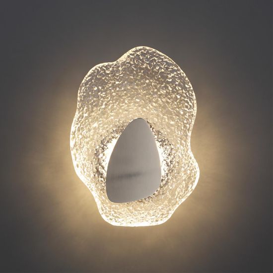 5460/12WL L-VISION ODL_EX26 никель/прозрачный/никель/металл/стекло Настенный светильник LED x 12W 3000K CORALLA