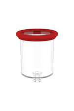 Красный двойной стимулятор Georgia - вибратор и вакуумная помпа (Цвет: красный)