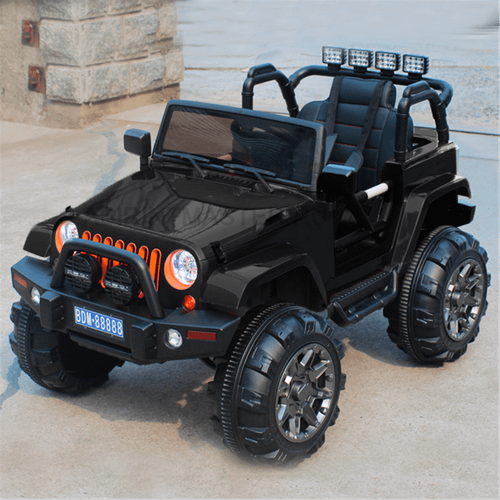 Электромобиль детский "JEEP 4WD", 12V10AH, черный