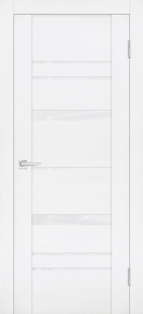Дверь PST-2 / Цвет белый бархат / белоснежный лакобель / Двери PROFILO PORTE