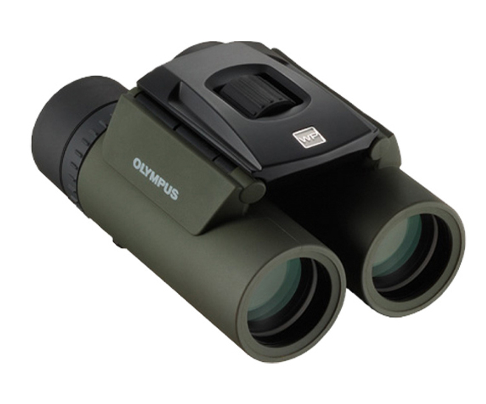 Бинокль Olympus 8x25 WP II, зеленый - удобная регулировка межзрачкового расстояния