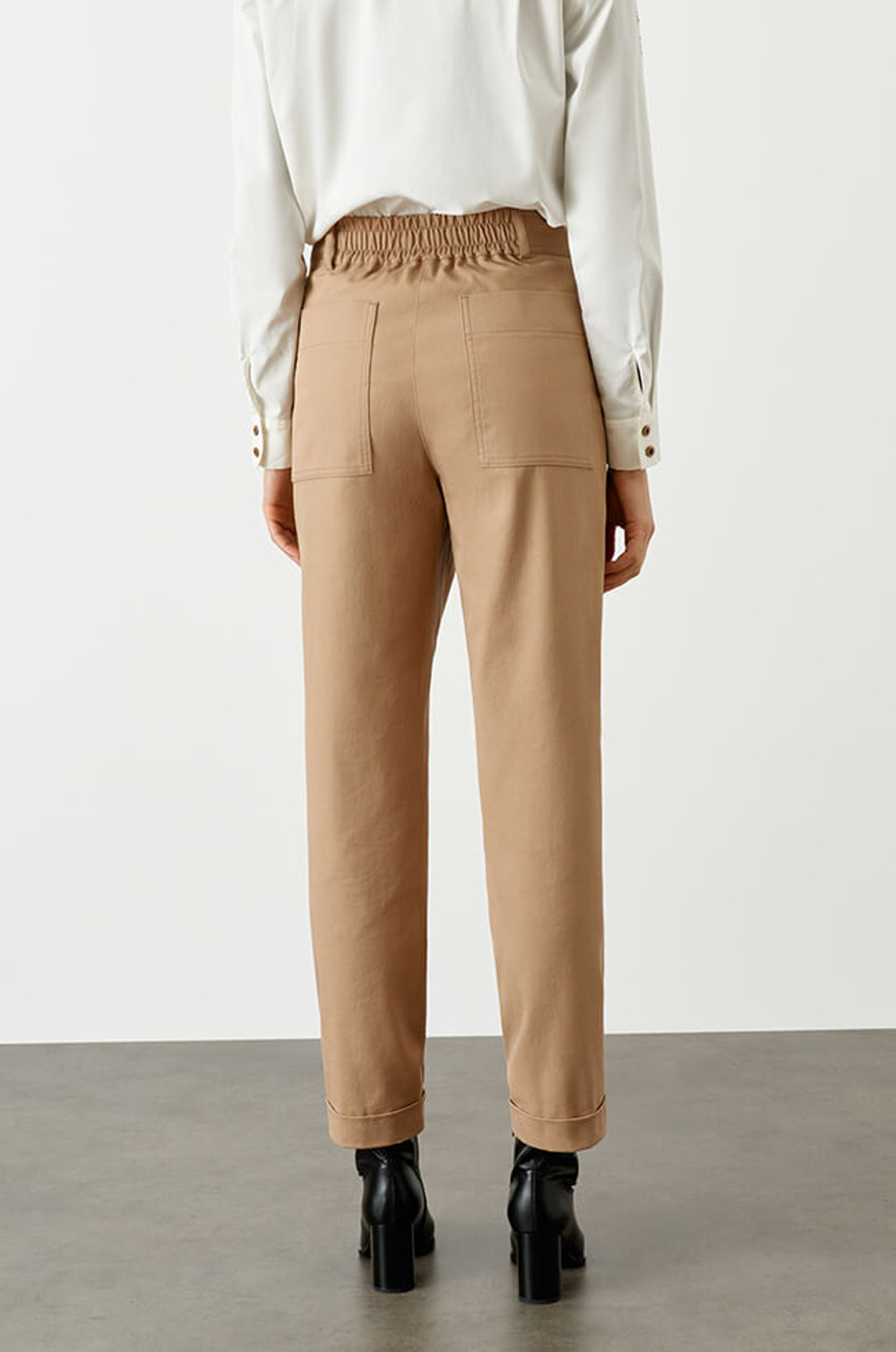 3934 Брюки женские (бежевый)