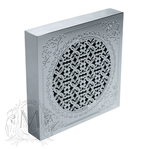 Вентилятор для ванной комнаты Migliore D120 мм с декоративной решеткой 180x180 мм хром 23005