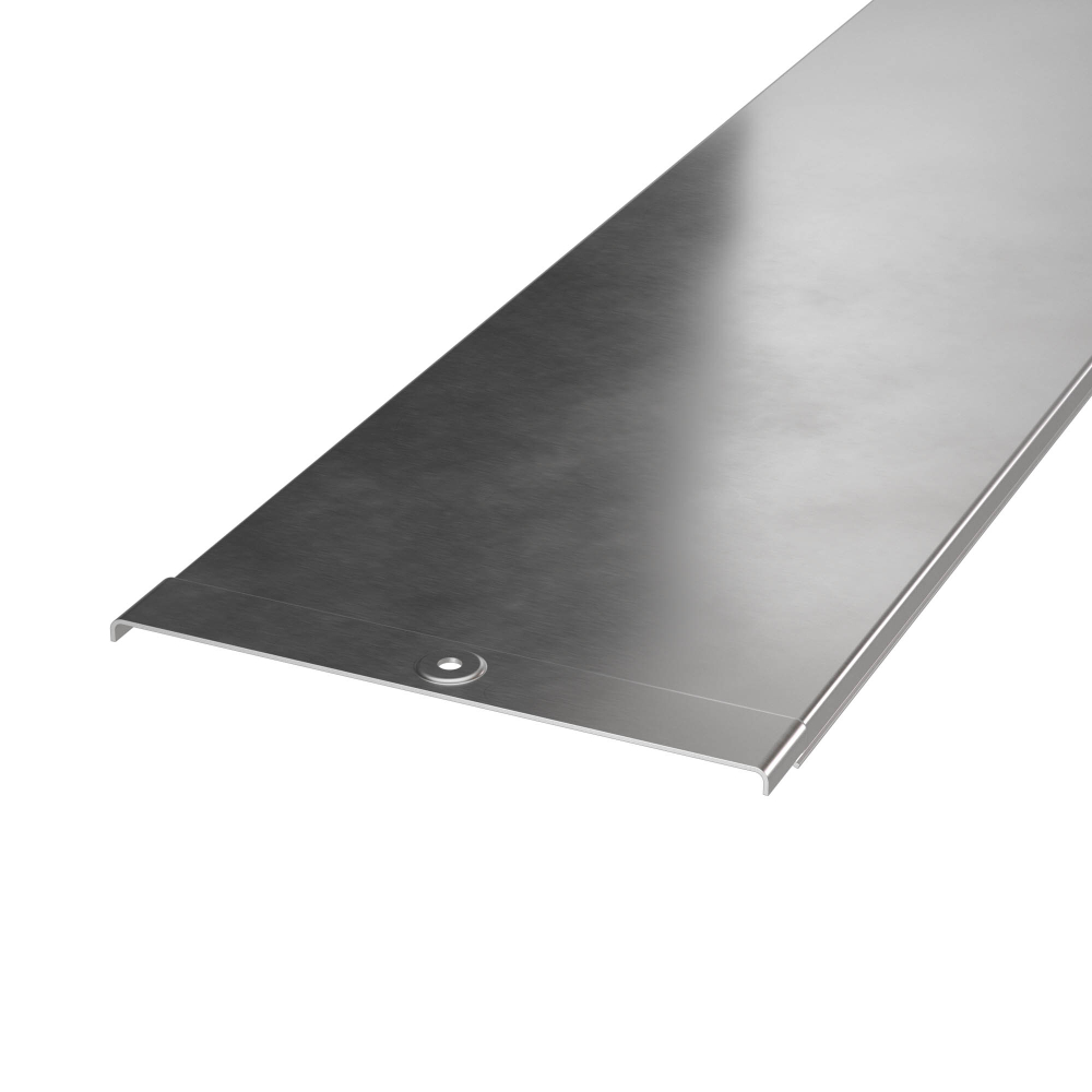 Крышка с заземлением на лоток осн.300мм, толщ. 1,5 мм, L 3000, алюминий