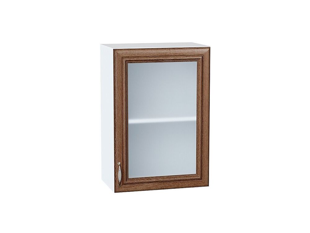 Шкаф верхний с 1-ой остекленной дверцей Шале