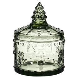 ЕМКОСТЬ ДЛЯ ХРАНЕНИЯ "ЩЕЛКУНЧИК" GREEN, 9*9*12,5 СМ