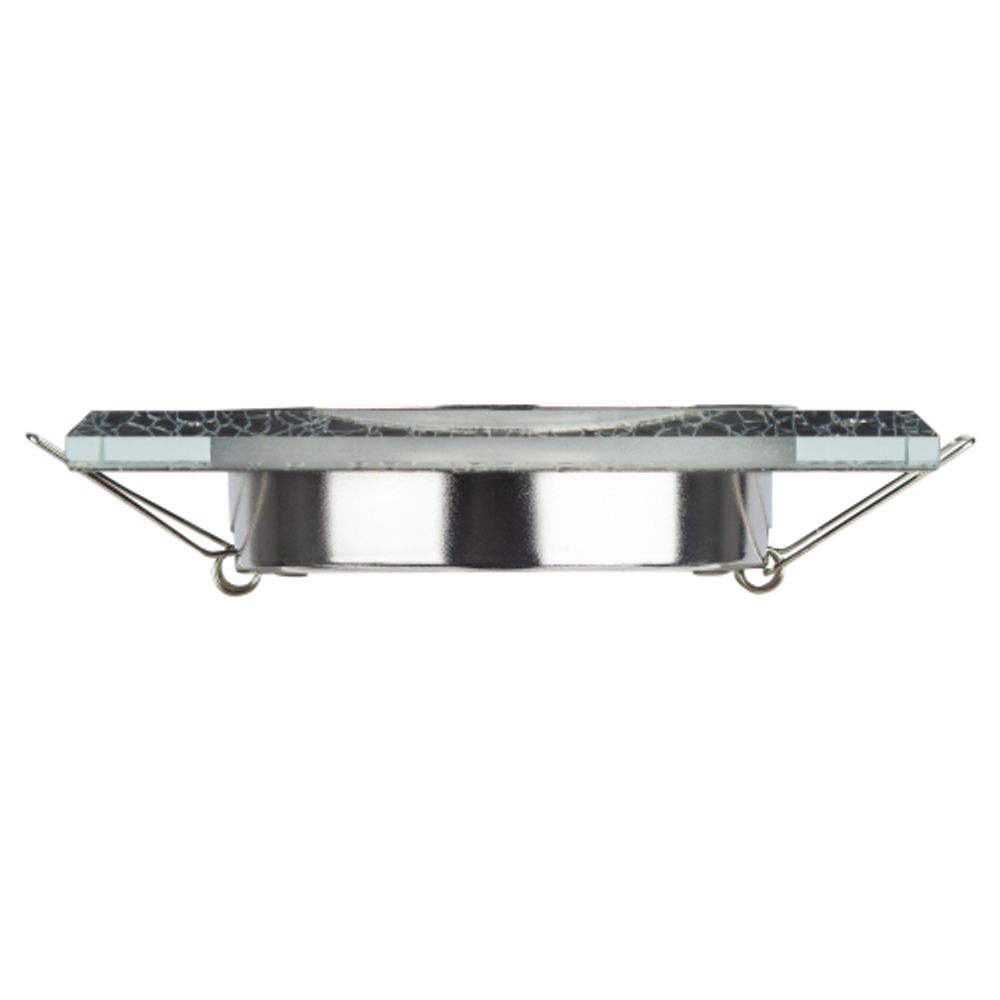 Светильник встраиваемый cо светодиодной подсветкой ЭРА DK LD50 WH/BK под лампу GX53 белый/черный | Встраиваемые LED светильники