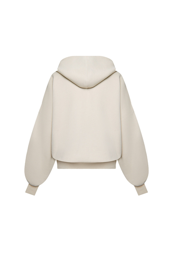 Толстовка на молнии Слоновая кость