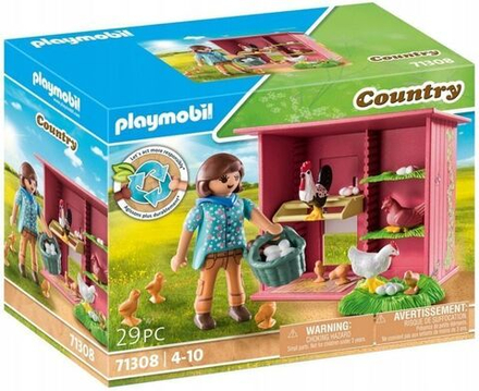 Конструктор Playmobil Country Деревенские куры с цыплятами 71308