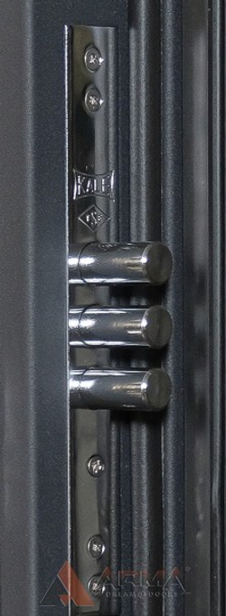 Входная металлическая дверь Нео Ясень 06 (Гладкая) Бетон светлый (фурнитура ХРОМ блестящий)