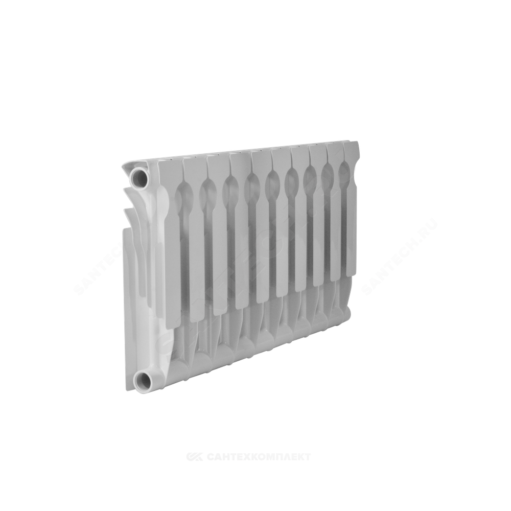 Радиатор биметаллический Ultra Plus 350 6 секций Qну=630 Вт RAL 9016 (белый) Ogint