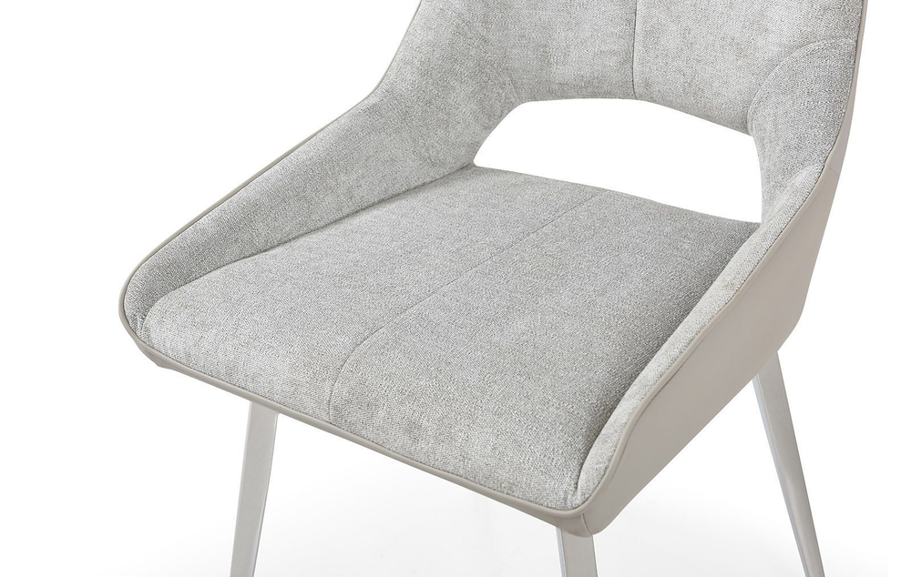 Стул DC1239 бежевый/ноги сталь