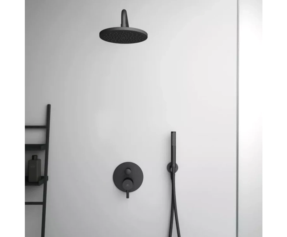 Верхний душ 200мм IDEALRAIN IDEAL STANDARD, черный матовый