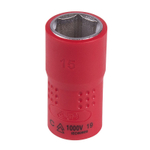 KING TONY (3335VE15M) Головка торцевая диэлектрическая шестигранная 3/8", 15 мм