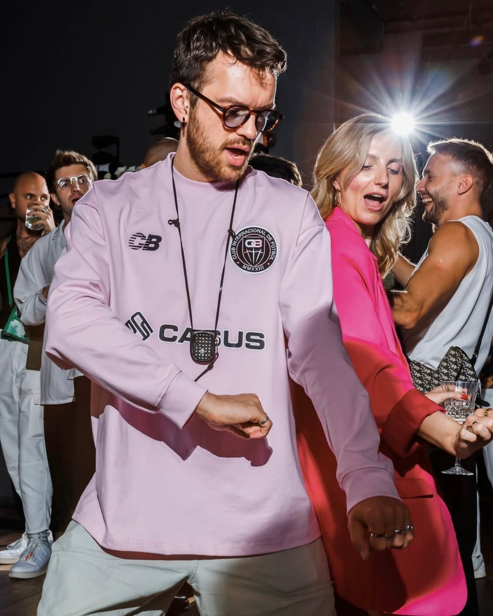 Лонгслив Miami розовый