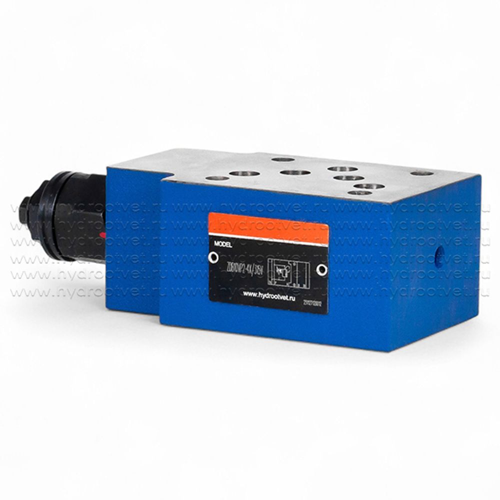 ZDB10VP2-4X/315V - Предохранительный клапан Ду 10 модульного монтажа, давление регулировки 315 бар, в каналах P → T ZDB10VP2-4X/315V - Предохранительный клапан Ду 10 модульного монтажа, давление регулировки 315 бар, в каналах P → T