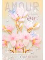 Ежедневник А5,80л. Collezione "Цветы и бабочки" (Проф-пресс)