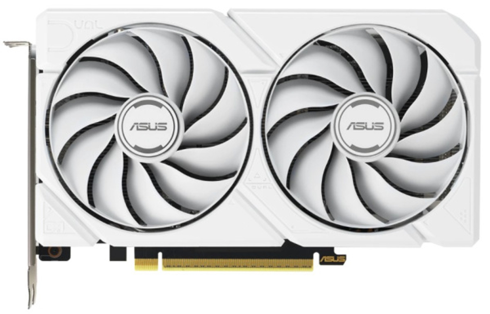 Видеокарта ASUS Radeon RX 9060 XT DUAL WHITE (DUAL-RX9060XT-16G-WHITE)