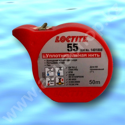 Loctite 55 (50 м) - Герметизирующая нить для резьбовых соединений