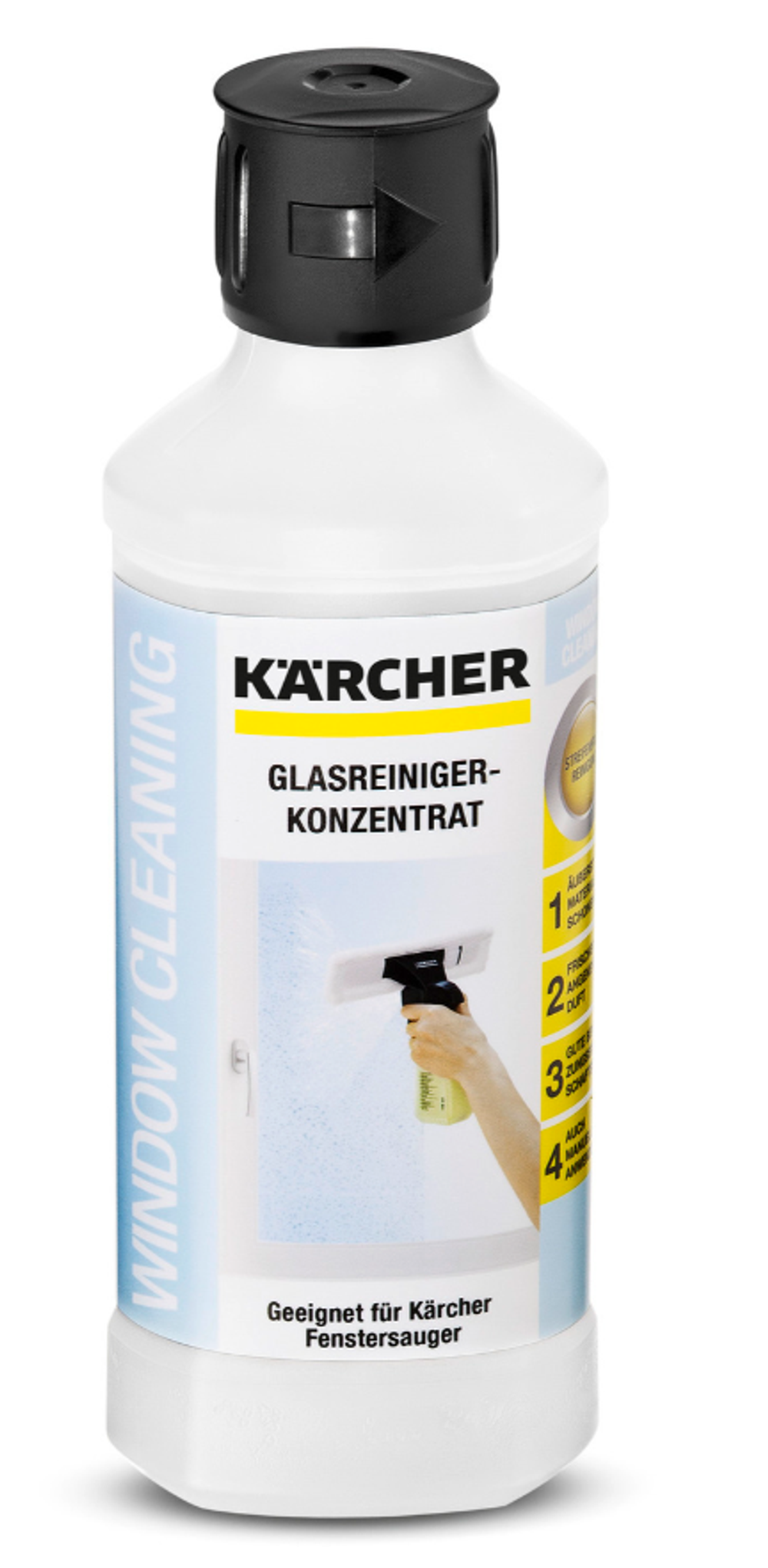 Средство для мытья стекол и зеркал Karcher RM 500, концентрат, 500 мл