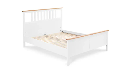 Кровать - аналог IKEA HEMNES / ХЕМНЭС/ ХЕМНЕС / КЫМОР / ИКЕА 160х200 см, белый/светло-коричневый