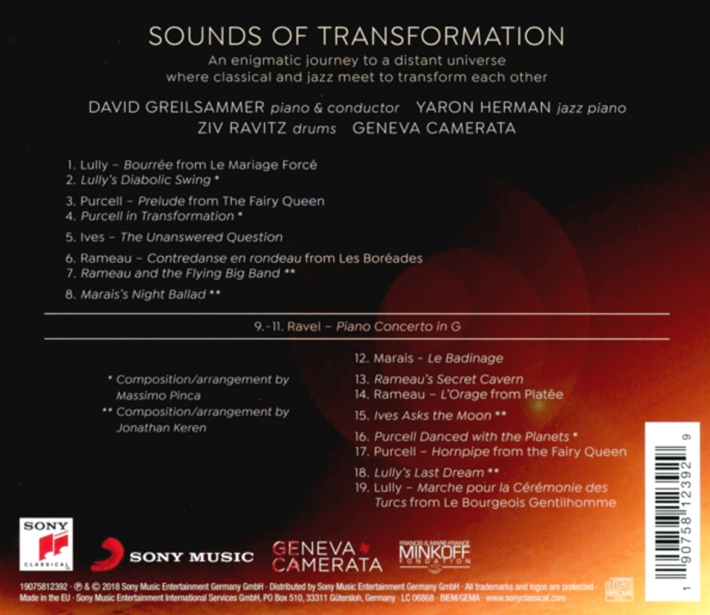 David Greilsammer, Yaron Herman, Geneva Camerata / Sounds Of Transformation (CD)