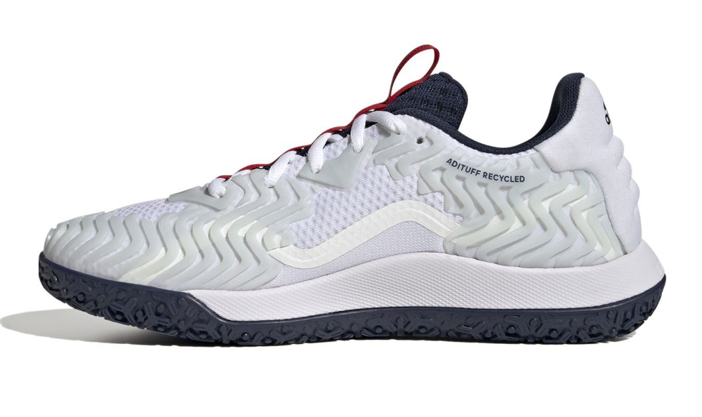 Мужские кроссовки теннисные Adidas SoleMatch Control M OC - white