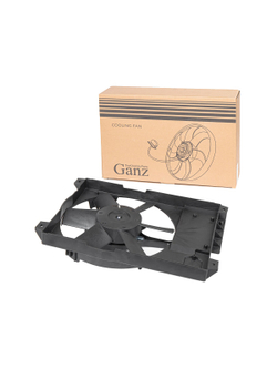 Вентилятор радиатора в сборе для CITRON Jumper 94-02/PEUGEOT Boxer 94-02 GANZ GIC06500