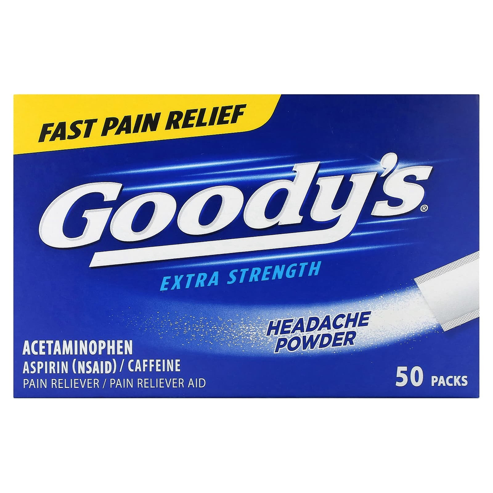 Goody's, порошок от головной боли, 50 пакетиков