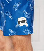 Шорты для плавания Karl Lagerfeld - голубой(241M2217)