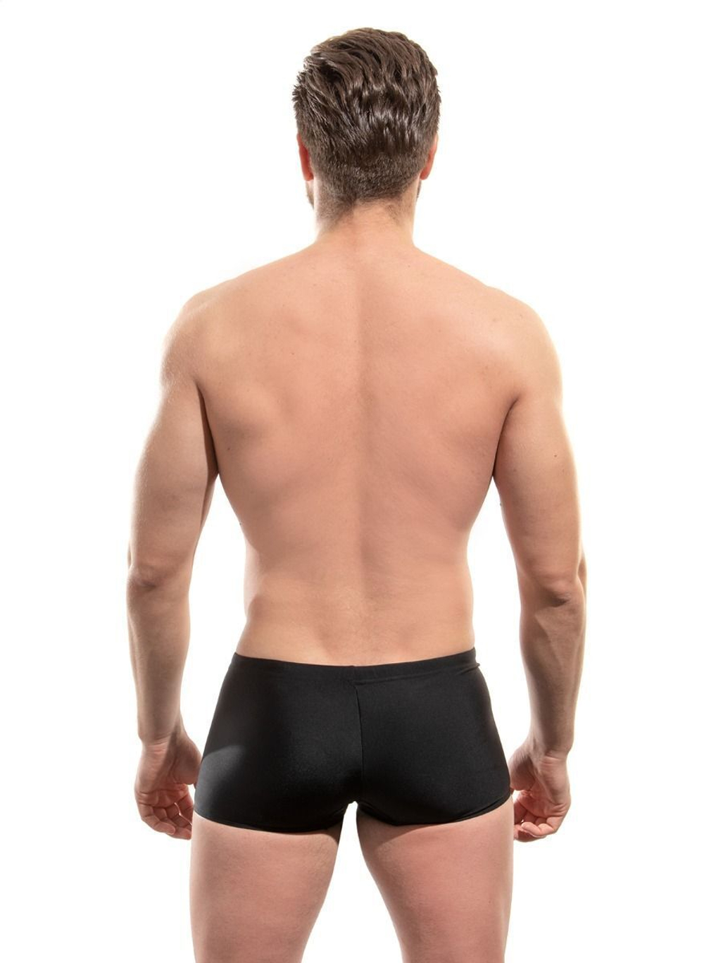 Однотонные мужские боксеры для плавания (Размер: XL) (Цвет: темно-синий)