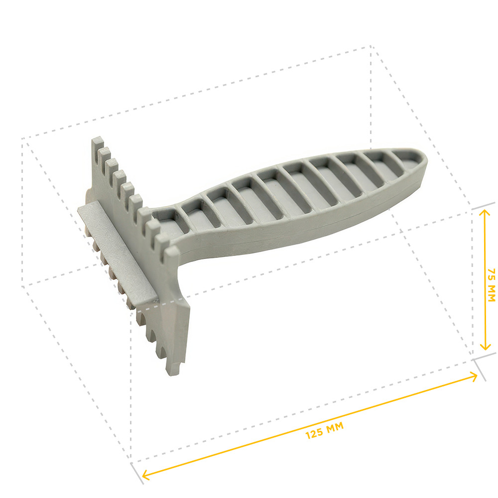 Пластиковый скребок для разделительных решеток