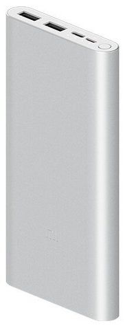 Внешний аккумулятор Xiaomi Mi Power Bank 3 10000 (PLM13ZM) (Silver)