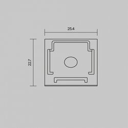 Заглушка для профиля Maytoni  642066