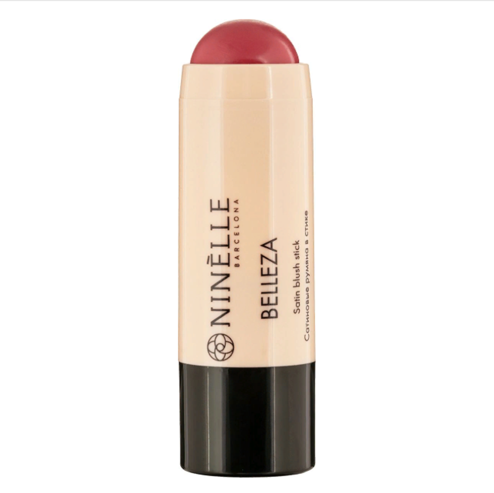 Ninelle Румяна для лица Belleza, сатиновые, в стике, тон №422, Холодны розовый