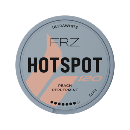 СНЮС HOTSPOT PEACH PEPPERMINT (120МГ) - ПЕРСИК ПЕРЕЧНАЯ МЯТА