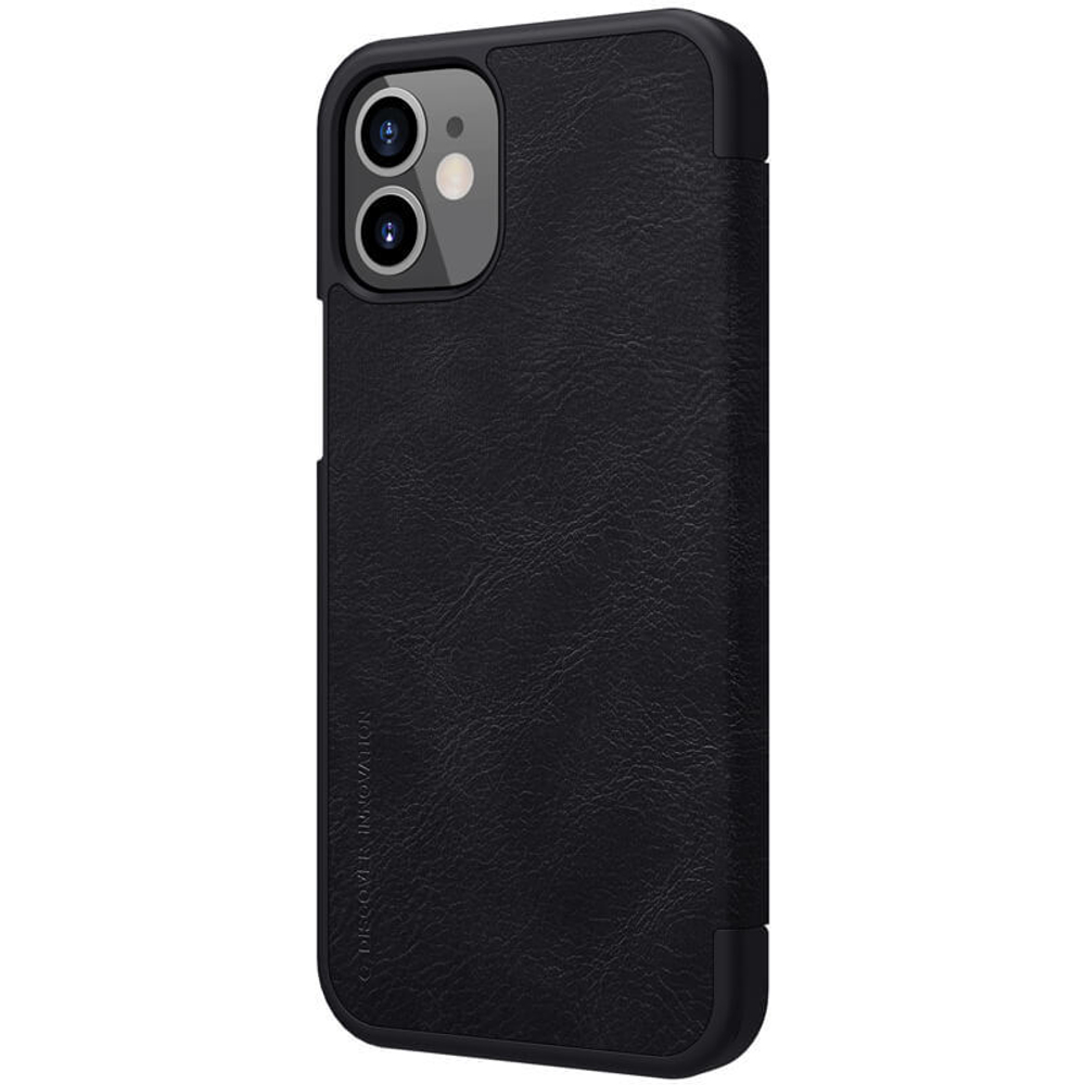 Кожаный чехол-книжка Nillkin Leather Qin для iPhone 12 Mini