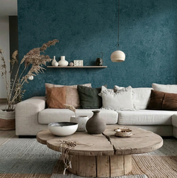 Обои виниловые HC72381-67 PALITRA HOME M-бетон, изумрудные 1,06х10 м