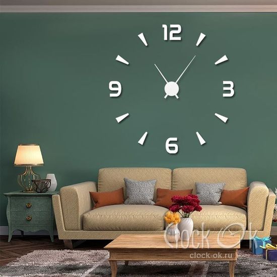 Настенные 3D часы Divide