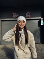 Комплект шапка и шарф модель 012