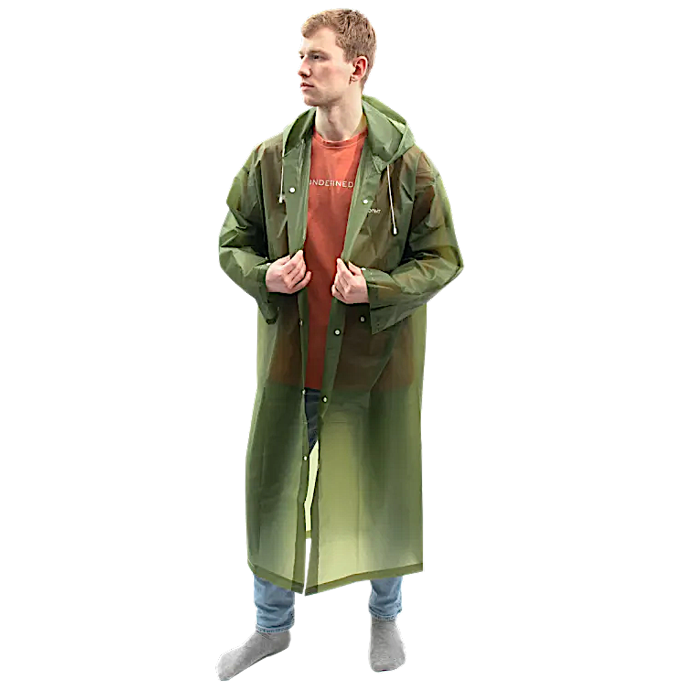 Плащ-дождевик Следопыт PF-RC-15 80х131см на кнопках с капюшоном цв.Army Green -