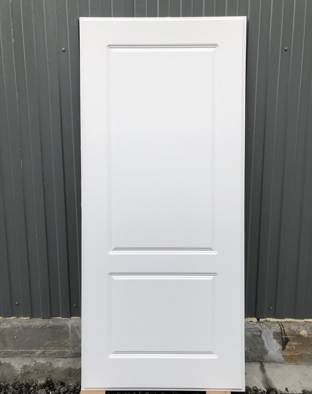 Входная металлическая дверь RеX (РЕКС) Премиум S лиственница серая / ФЛ 117 Силк сноу