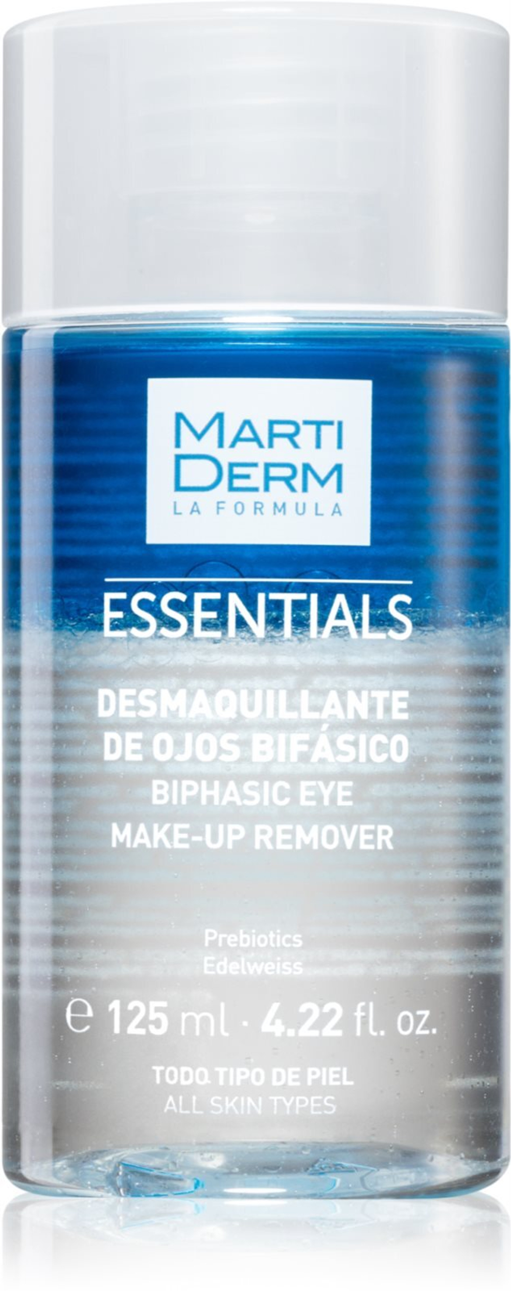 MartiDerm Essentials - двухфазное средство для снятия макияжа с глаз /   125  ml  / GTIN 8436589050754