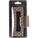 Заколка - краб для волос «AKS - MANTANA», микс 6 цветов, прямоугольник,10,5*3,5см