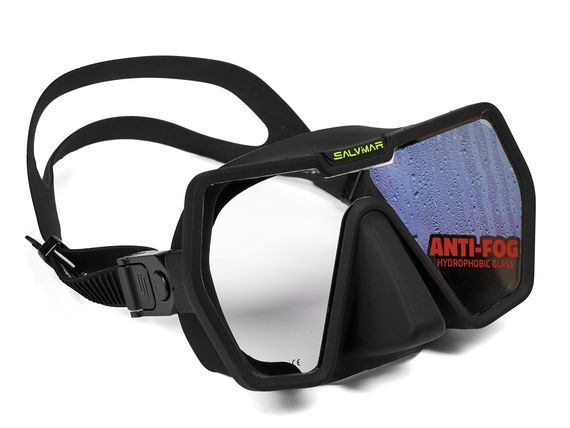 Маска Salvimar Drake Антифог для дайвинга черный