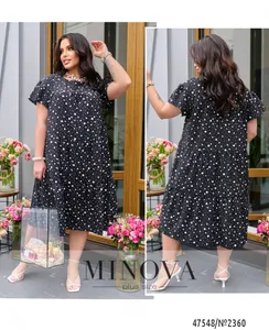 Платье 2360-черный Minova