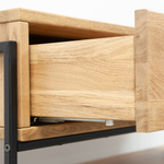 Туалетный столик с ящиками и полкой из дикого дуба