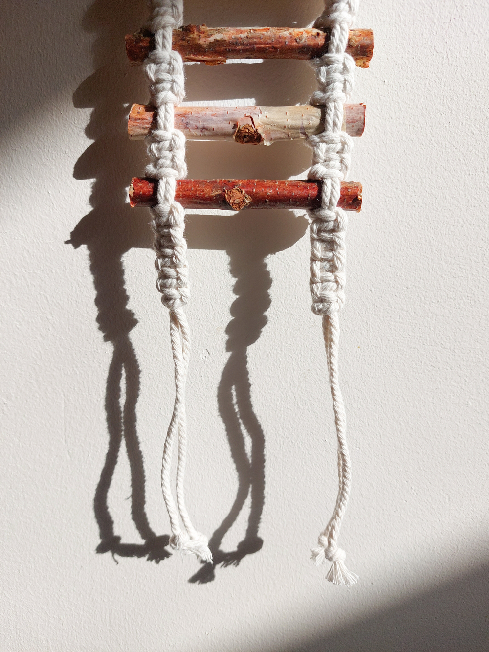 Веревочная лесенка для попугаев 25см